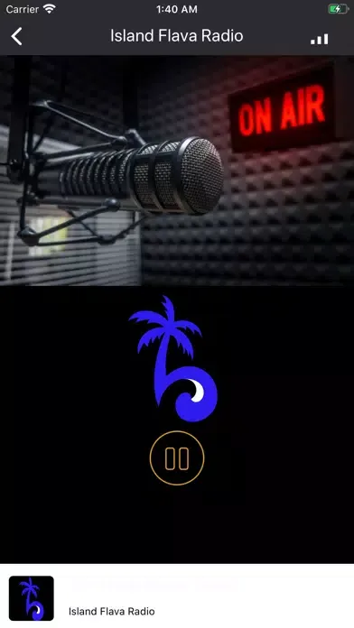 ภาพหน้าจอของ Island Flava Radio
