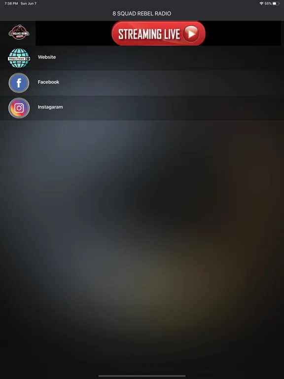 8Squadradio iPad  स्क्रीनशॉट