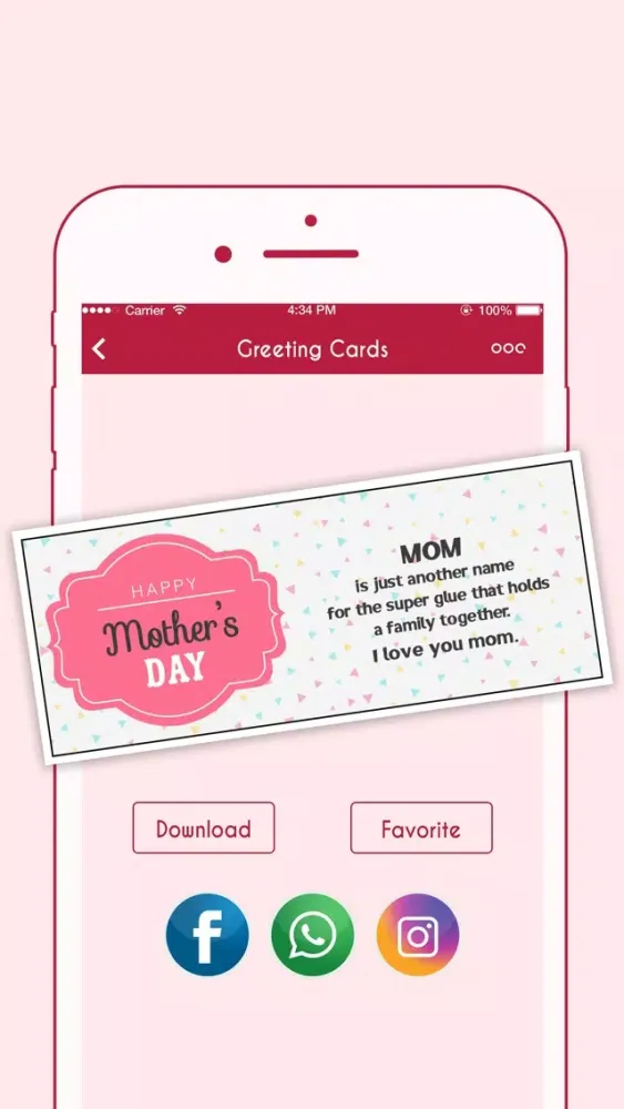 Screenshot di Happy Mother’s Day Greeting Cards Pro