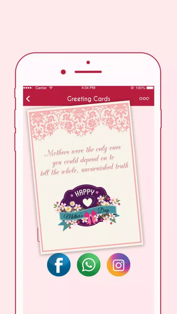 Screenshot di Happy Mother’s Day Greeting Cards Pro