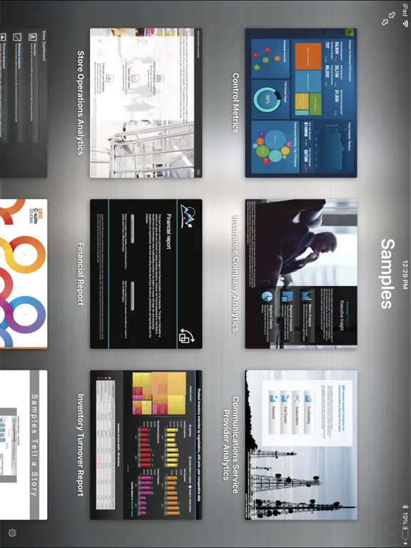 IBM Cognos Analytics Reports iPad  Screenshots