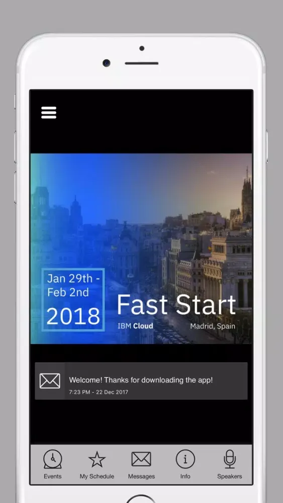 ภาพหน้าจอของ IBM Cloud Fast Start