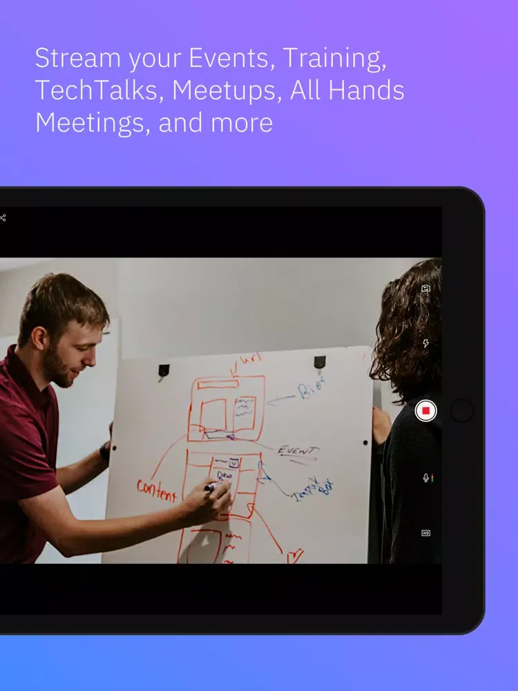 Скриншоты IBM Video Streaming iPad 