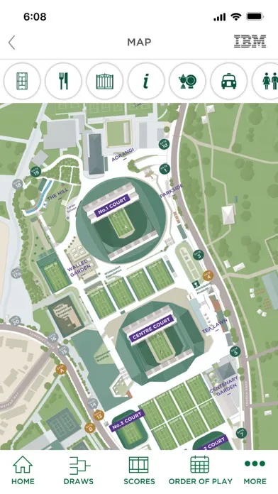 Ảnh chụp màn hình của Wimbledon 2024