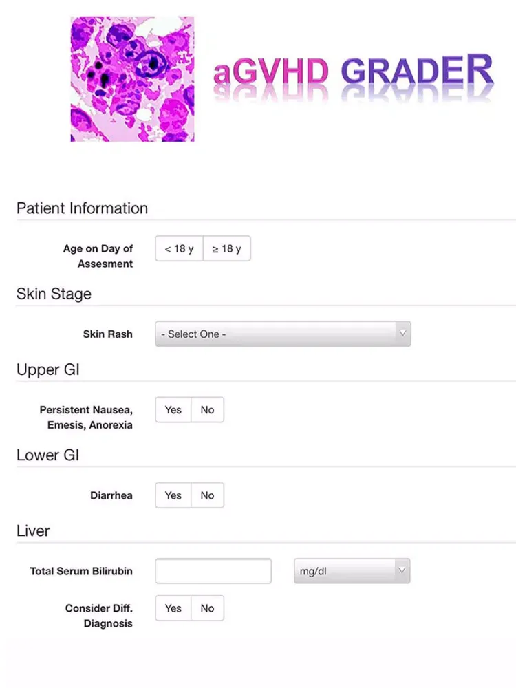 aGVHD Grader iPad 應用截圖