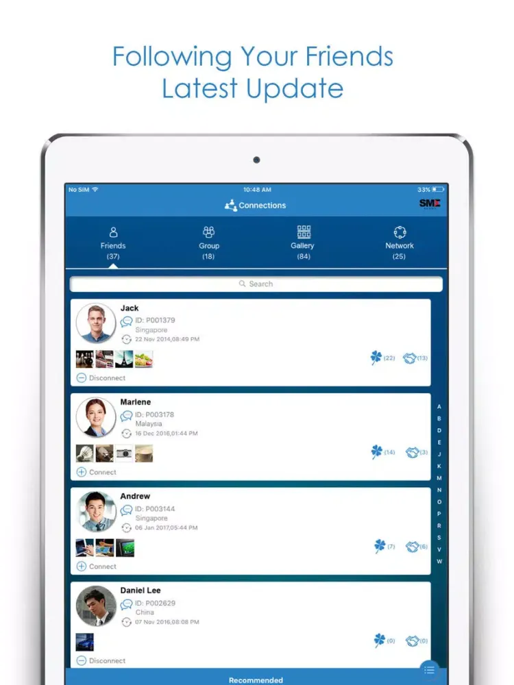Zrzuty ekranu SME Association of Malaysia iPad 