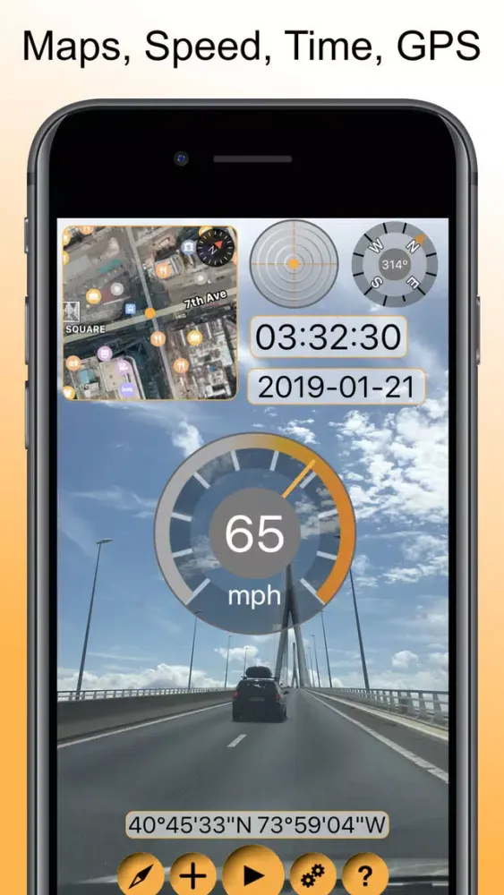 Timestamp Camcorder Pro: Maps 스크린샷