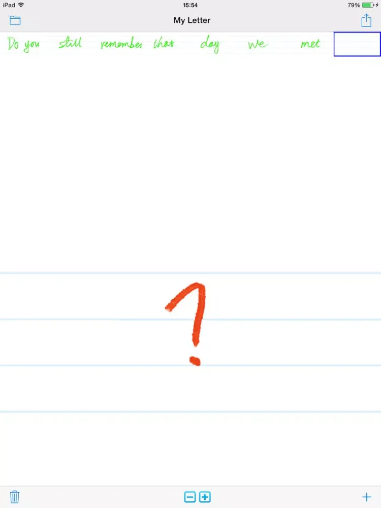 Screenshot di My Own Letter iPad 