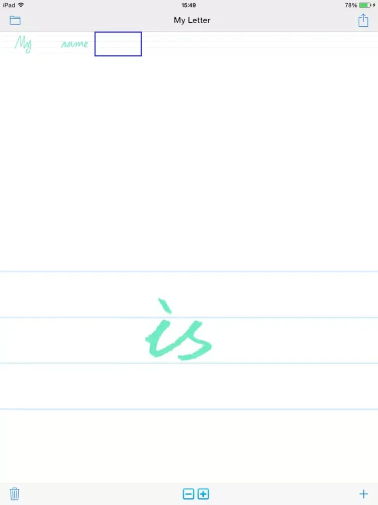 Screenshot di My Own Letter iPad 