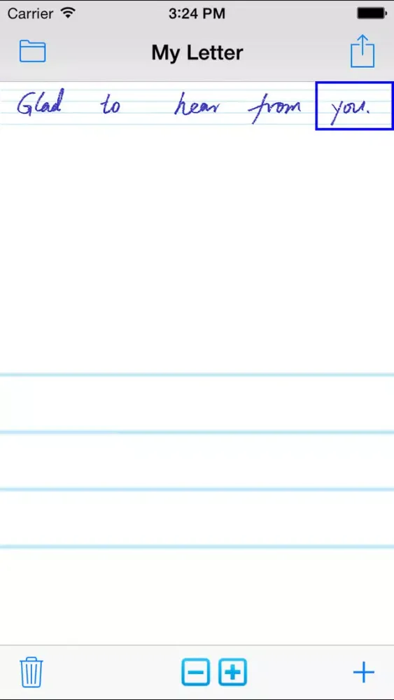 Screenshot di My Own Letter