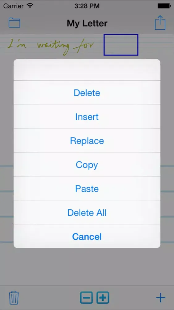 Screenshot di My Own Letter