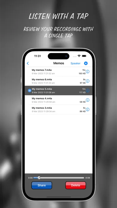 Voice Recorder-Voice Memos App应用截图