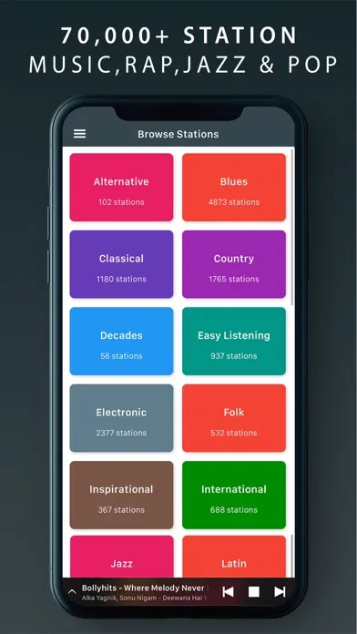 Radio Tuner - Live FM Stations应用截图