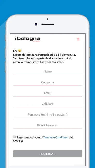 Captures d'écran de I Bologna Parrucchieri