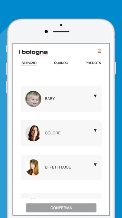 Captures d'écran de I Bologna Parrucchieri