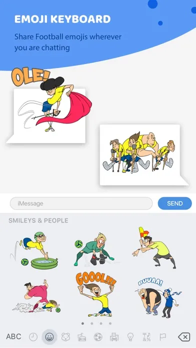تصاویر Football Emojis Keyboard