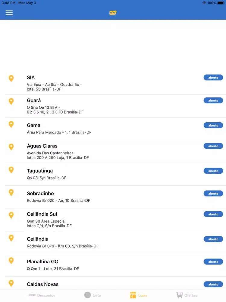 Zrzuty ekranu Clube Dia a Dia iPad 