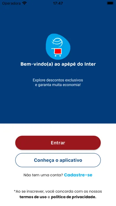 Capturas de pantalla de App do Inter