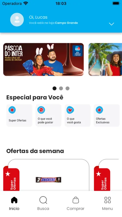 Capturas de pantalla de App do Inter