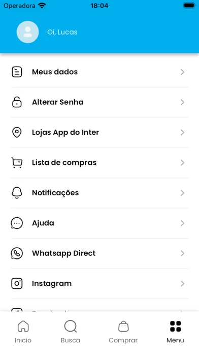 Capturas de pantalla de App do Inter