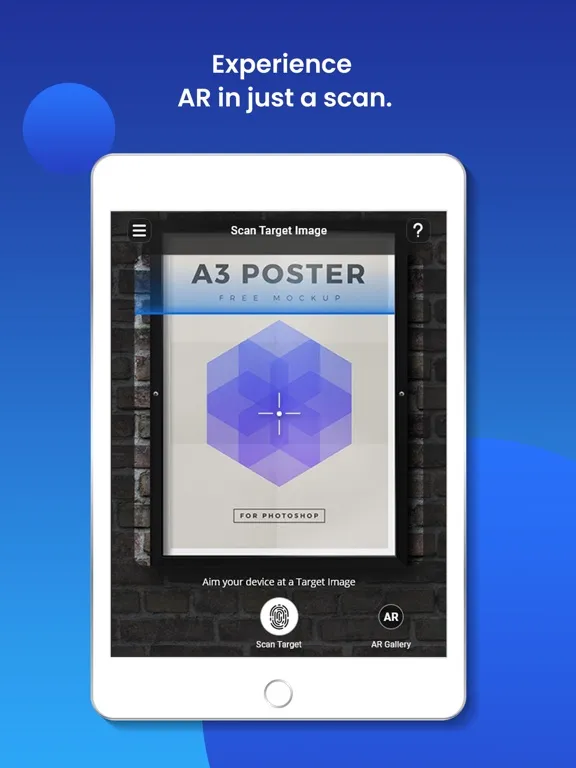 ภาพหน้าจอของ UniteAR iPad 