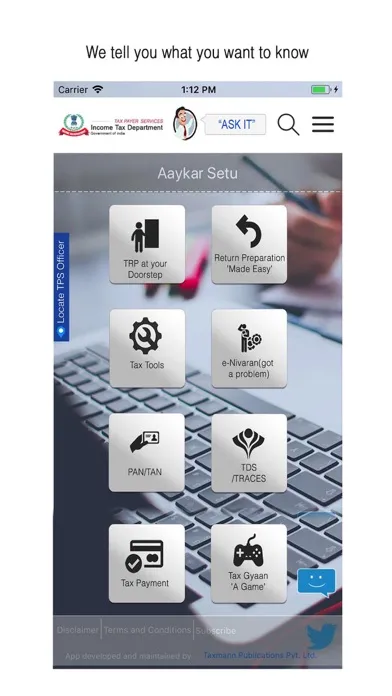 Zrzuty ekranu Aaykar Setu