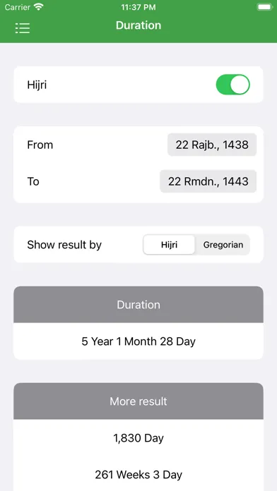 Capturas de tela do Hijri Calendar & Prayer Times