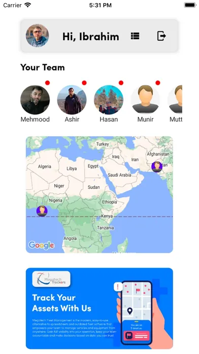 Capturas de pantalla de Megatech Smart Tracking