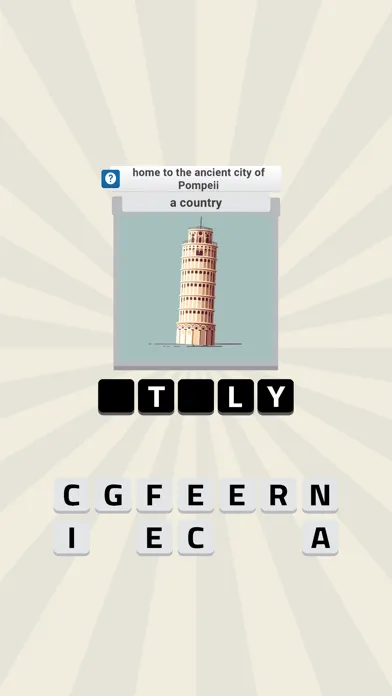 Capturas de tela do Picture Clue Quest