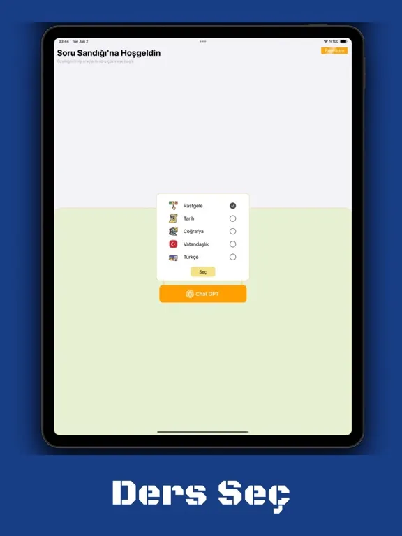 Soru Sandığı & KPSS | YKS iPad  スクリーンショット