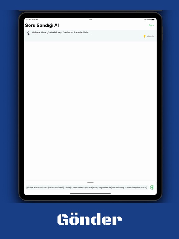 Capturas de tela do Soru Sandığı & KPSS | YKS iPad 