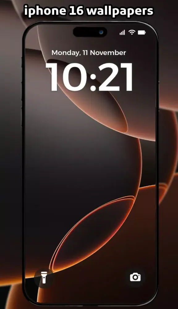 iPhone 16 Lock Screen HD Screenshots