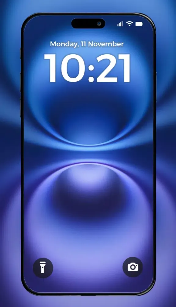 iPhone 16 Lock Screen HD Screenshots