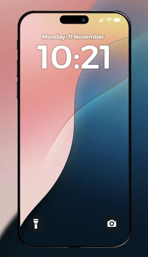 iPhone 16 Lock Screen HD Screenshots