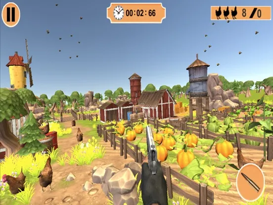 Capturas de pantalla de Angry Farm Chicks Shooting iPad 