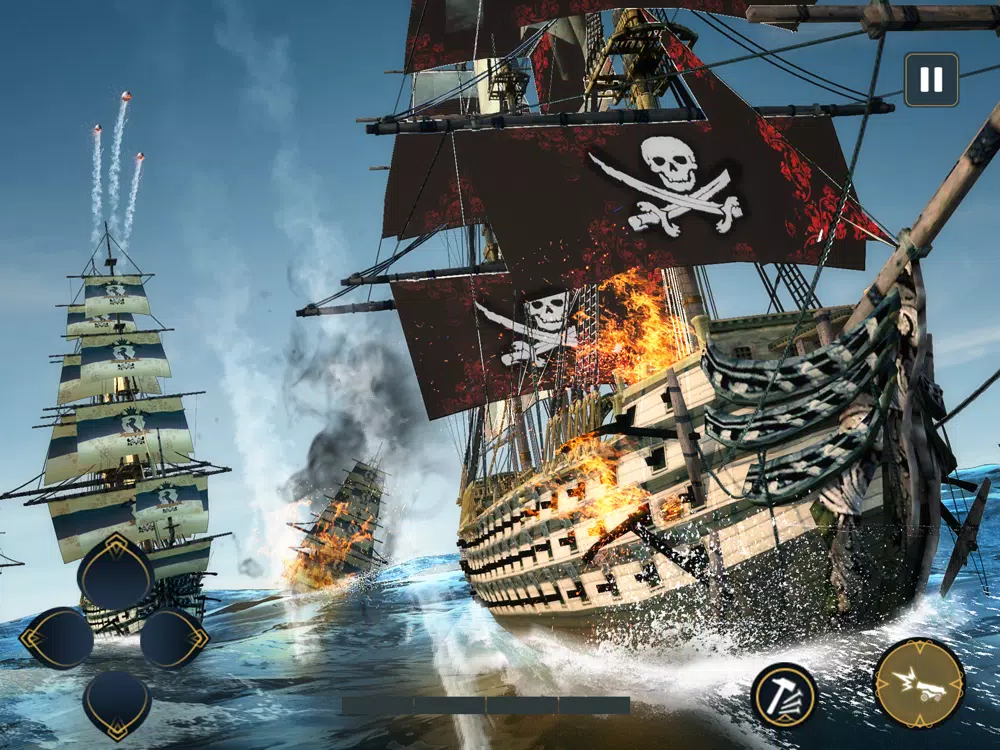 Tangkapan skrin Pirates Ship Battle Simulator iPad 