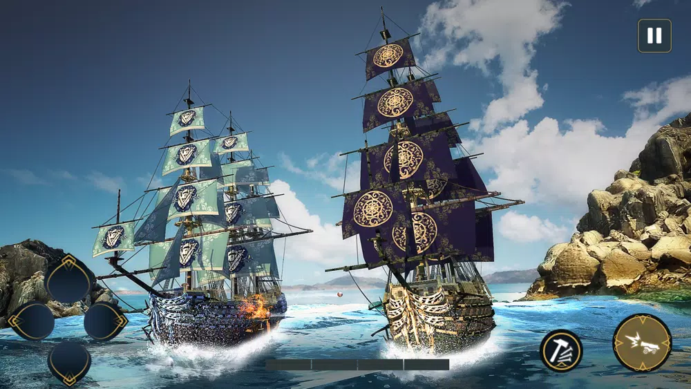 Tangkapan skrin Pirates Ship Battle Simulator
