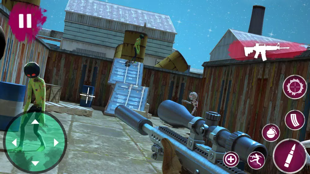 Captures d'écran de Stickman City Zombie Slayer