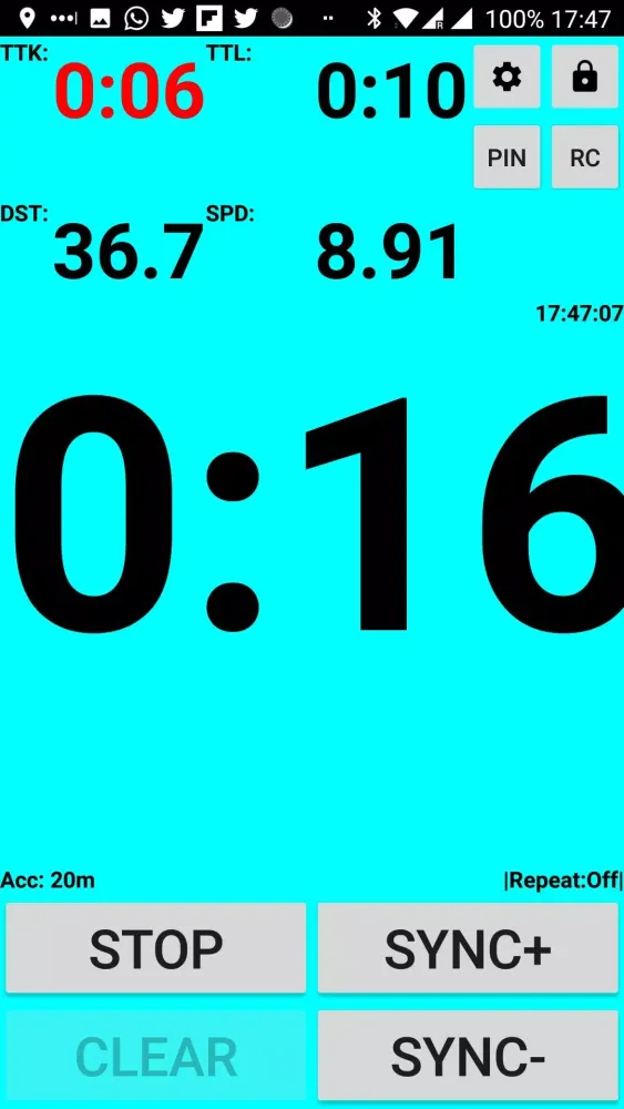 Capturas de tela do Yacht Timer