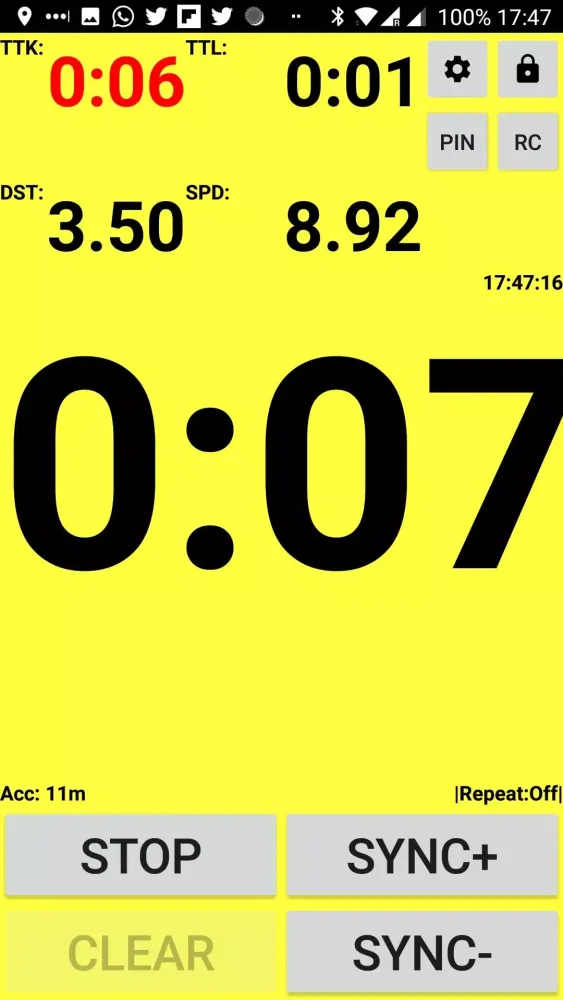 Capturas de tela do Yacht Timer