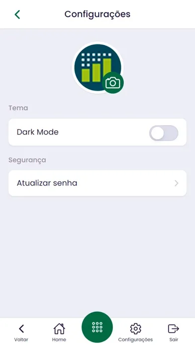 Tangkapan skrin Área do Cliente - Lia Emp