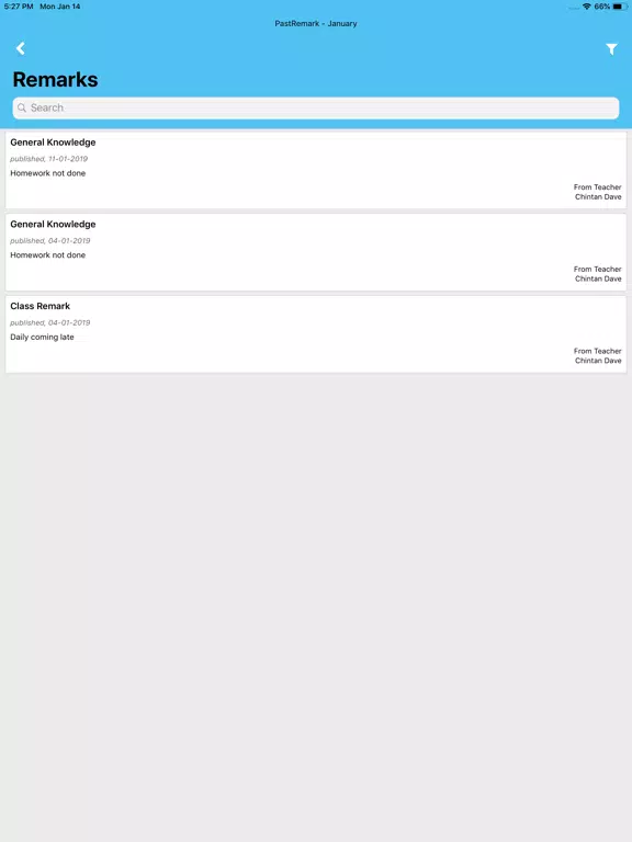 SchoolStuff iPad  スクリーンショット