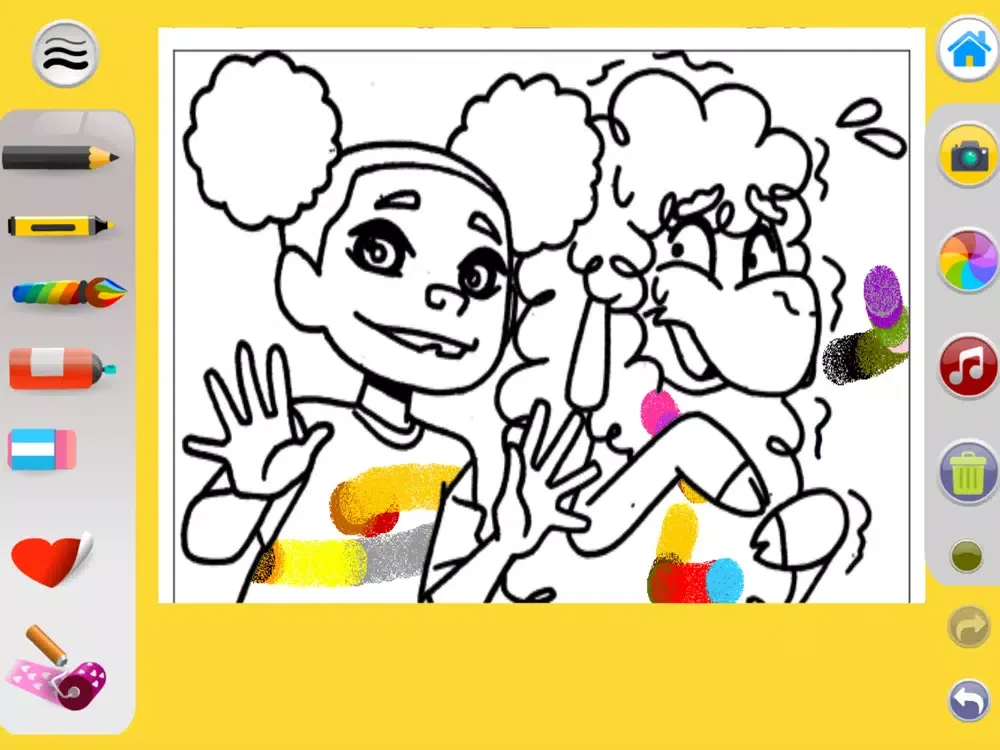 Screenshot di Amanda coloring adventure iPad 