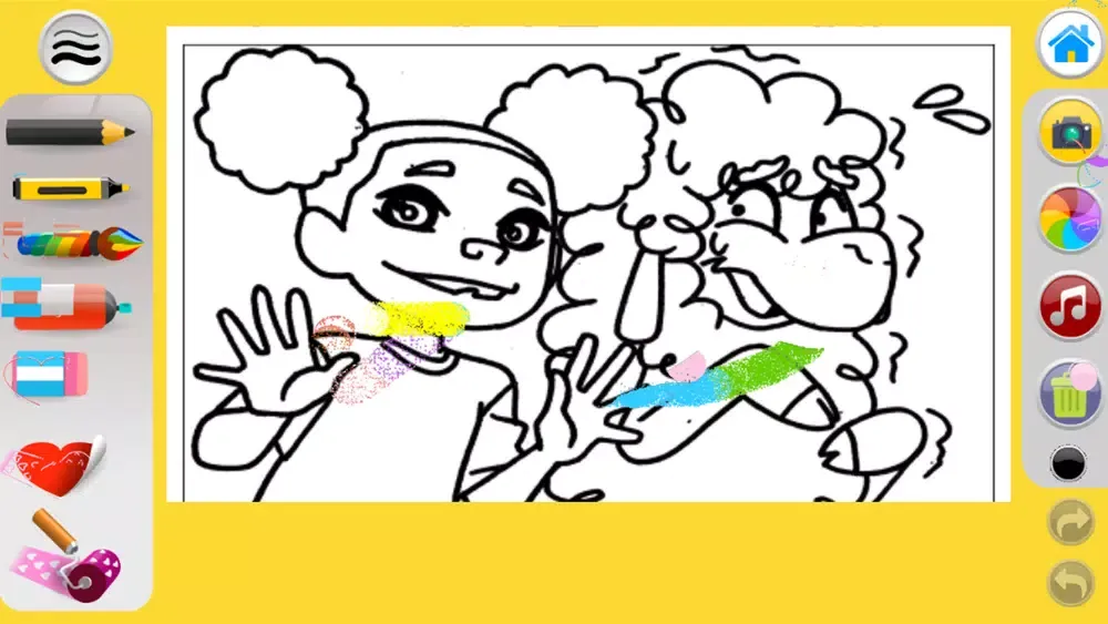Screenshot di Amanda coloring adventure