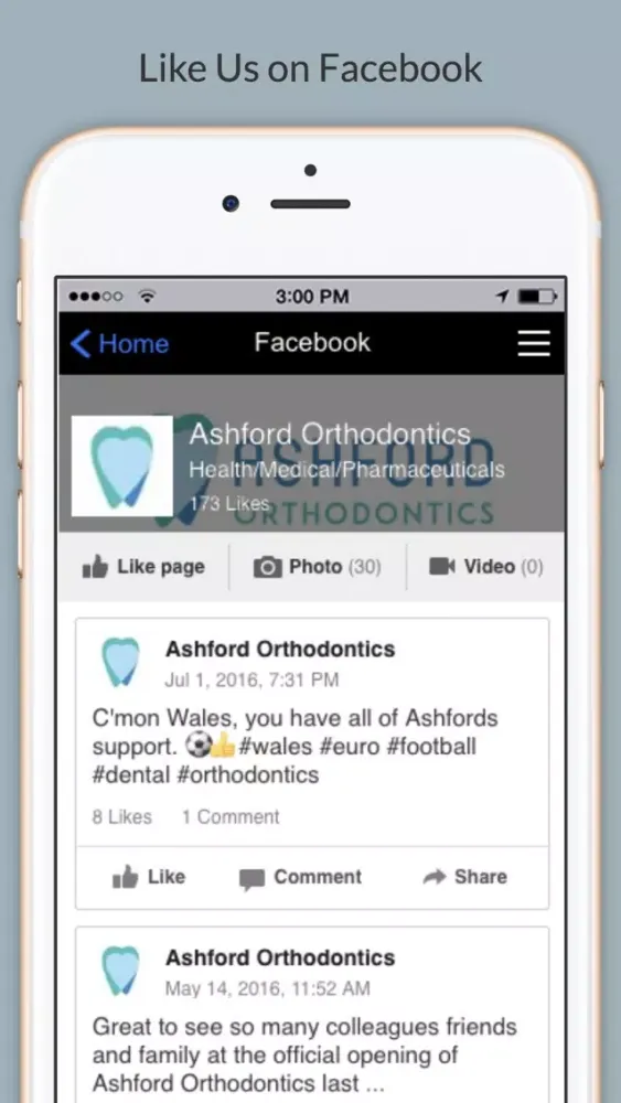 Ashford Orthodontics Screenshots