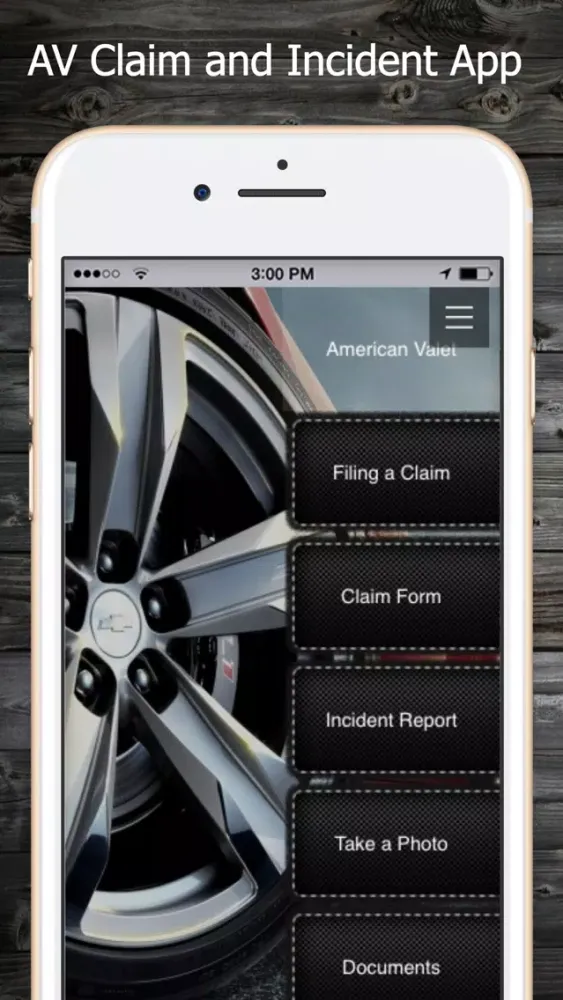 Capturas de tela do AV Claim and Incident
