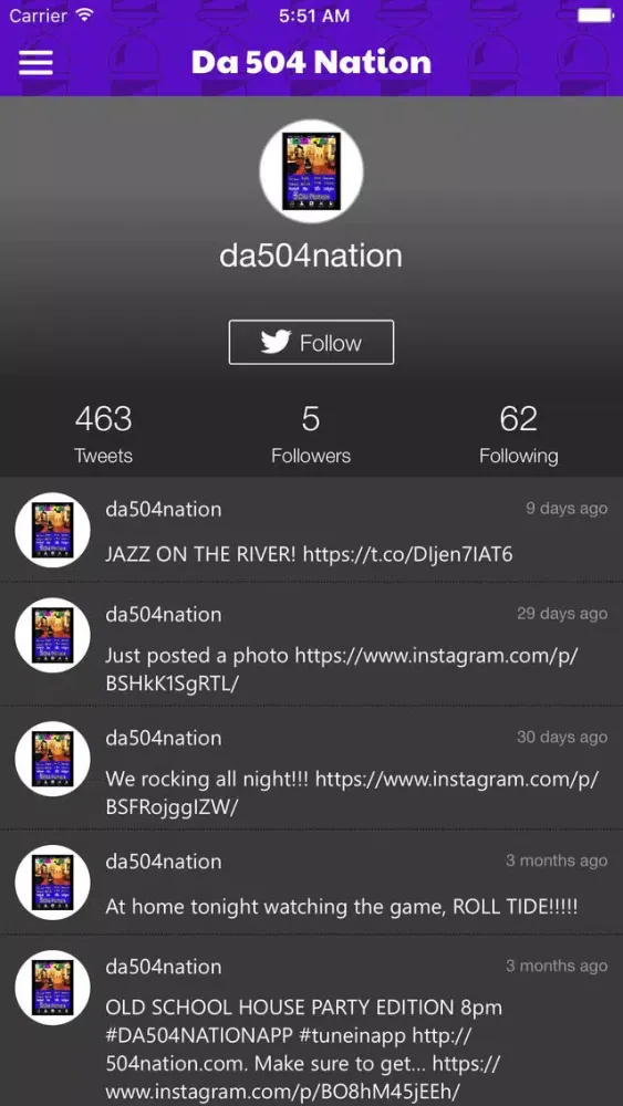 Captures d'écran de Da 504 Nation
