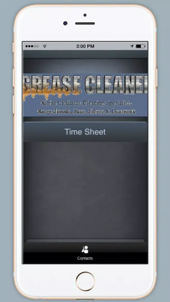 Tangkapan layar Employee Time sheet App