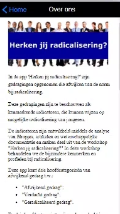Herken jij radicalisering Screenshots