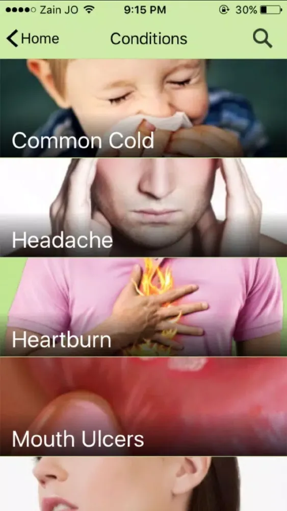 Ảnh chụp màn hình của imed app
